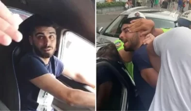 Taksicinin “Scooter’la git” dediği yolcu sivil polis çıktı, tehditler savurunca gözaltına alındı